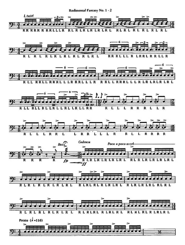 超正规军鼓独奏练习（2）