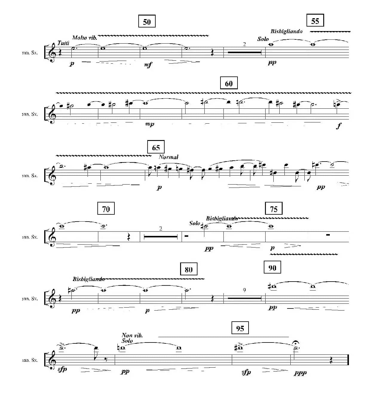 Ingravity（第三乐章）（第一高音萨克斯分谱）