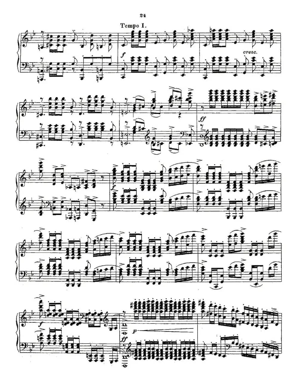 10首《前奏曲》之五（Rachmaninoff 10 Preludes, Op.23）