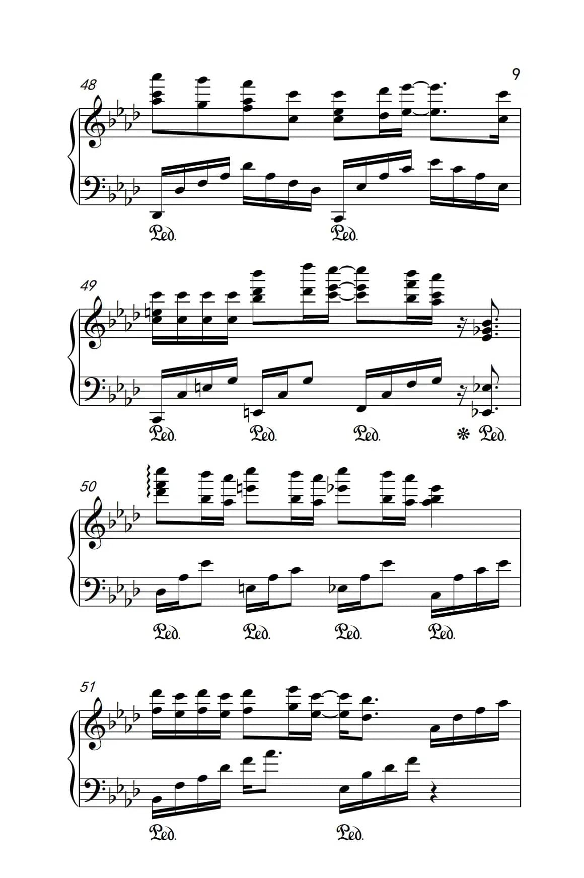 有个爱你的人不容易（《弹吧音教》制谱版）