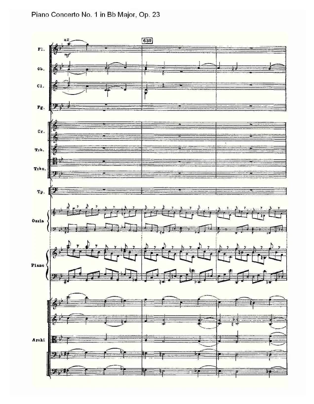 Bb大调第一钢琴协奏曲,Op.23第一乐章第二部（二）