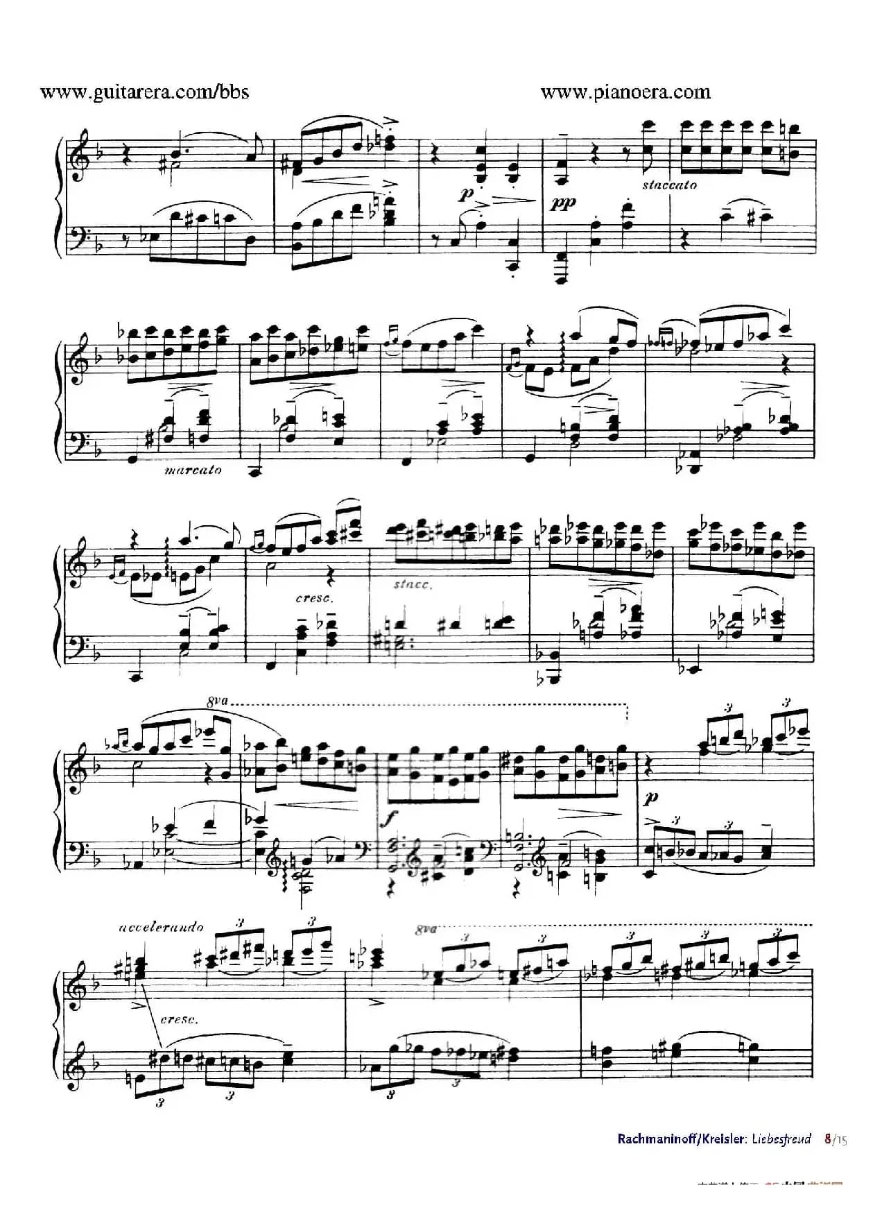 Liebesfreud(爱的喜悦)(钢琴独奏版)