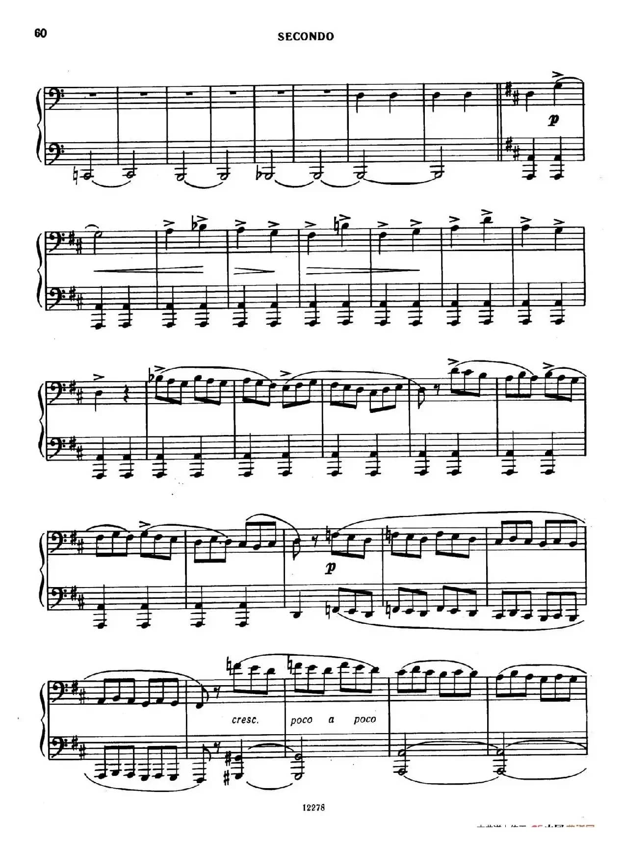 Tarantella in D Major(D大调塔兰泰拉舞曲·四手联弹)