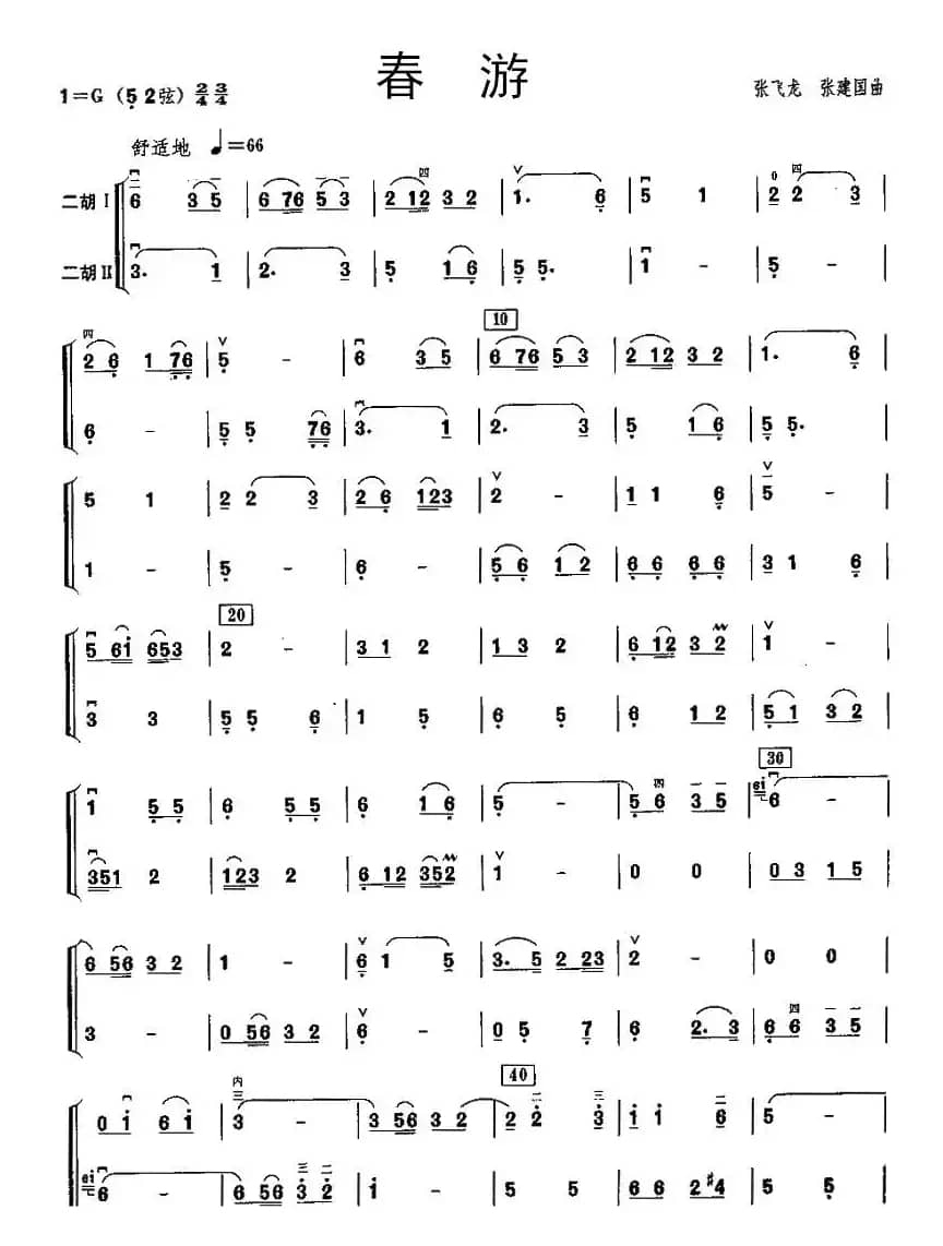 春游（二胡二重奏）