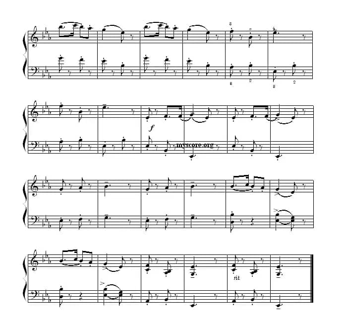 考级的初级曲目：两只老虎