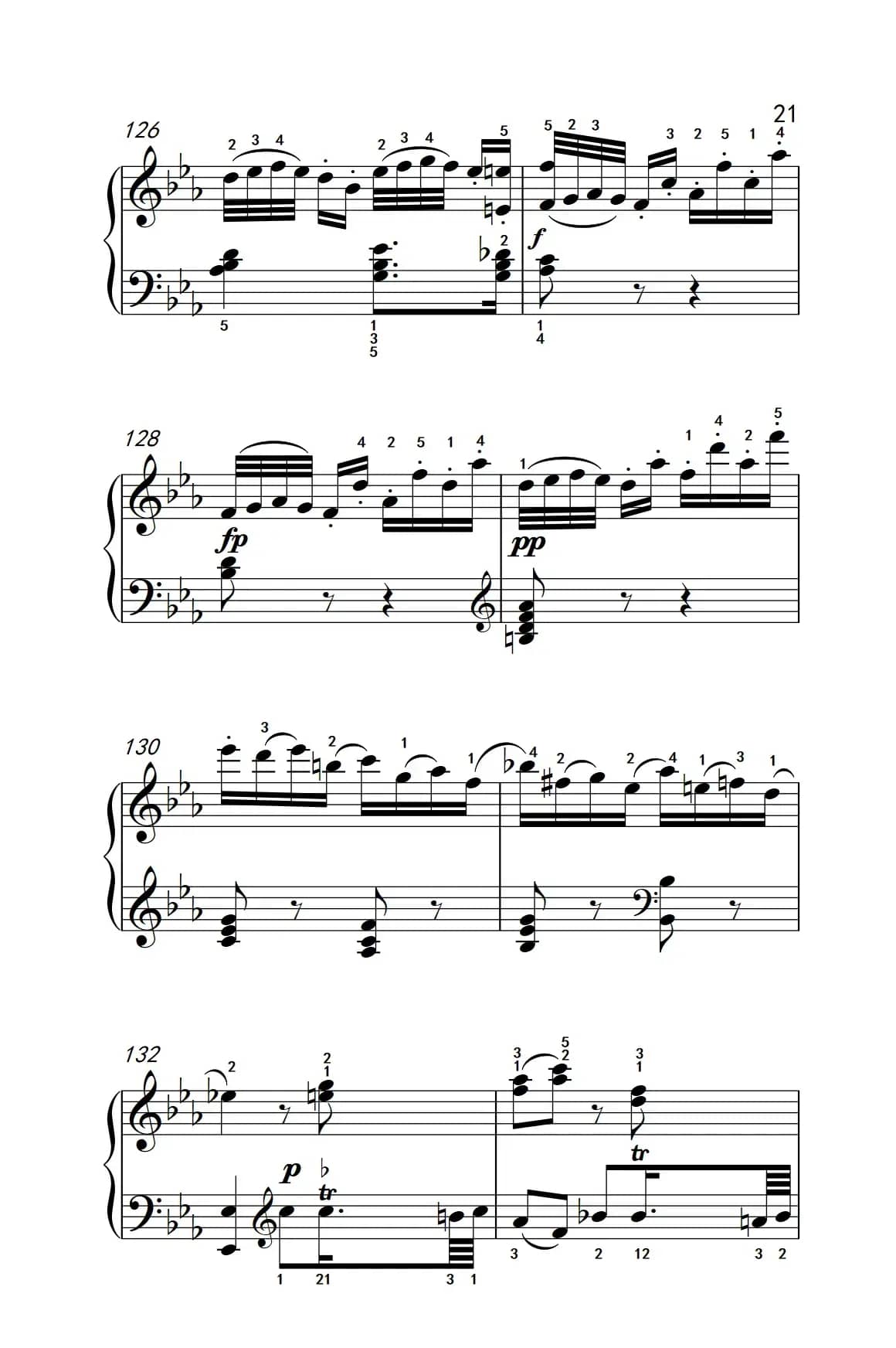 奏鸣曲 Opus 7 第四乐章（贝多芬奏鸣曲集 2）