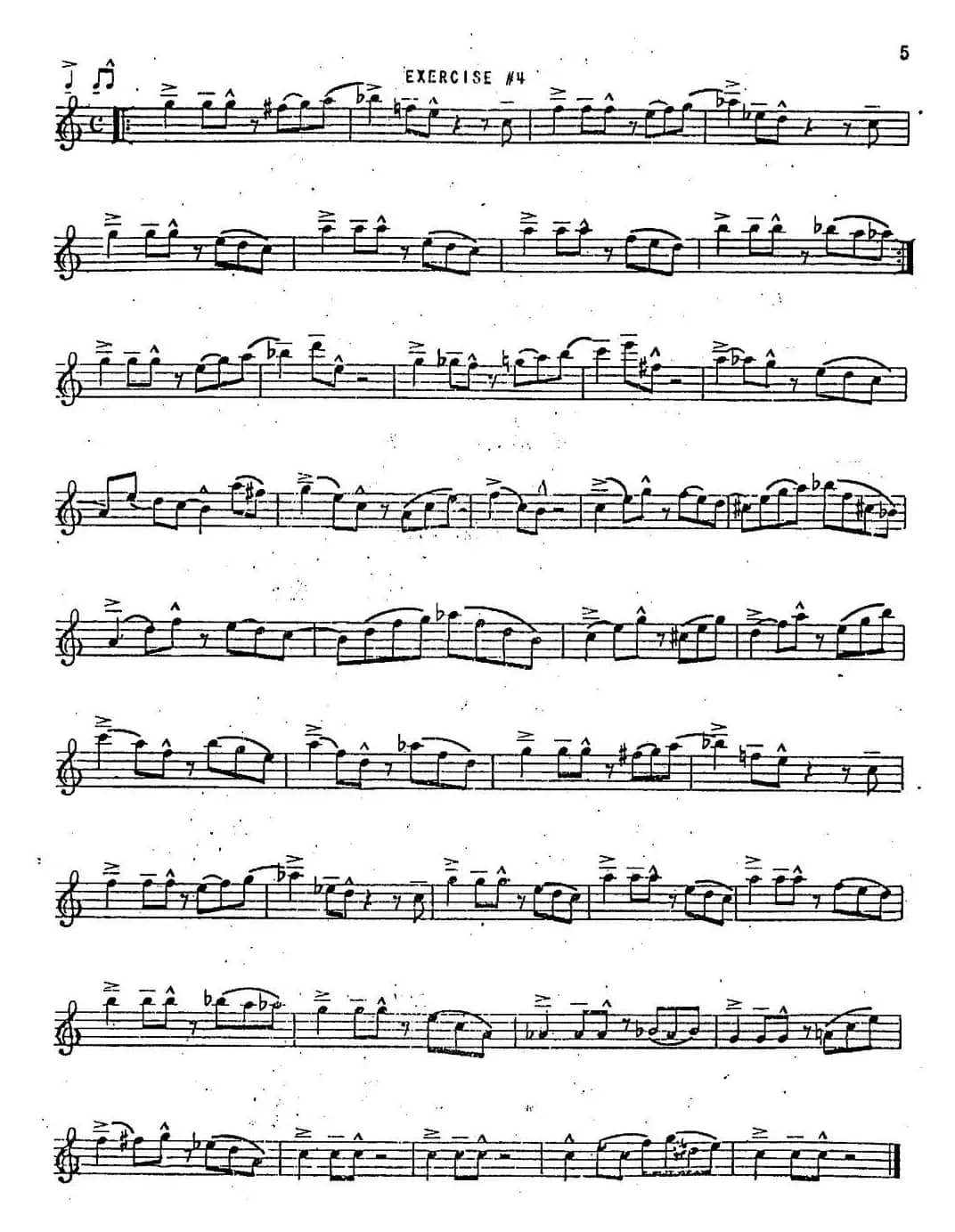 Intermediate Jazz Conception by Lennie Niehaus（20 Jazz Exercises）