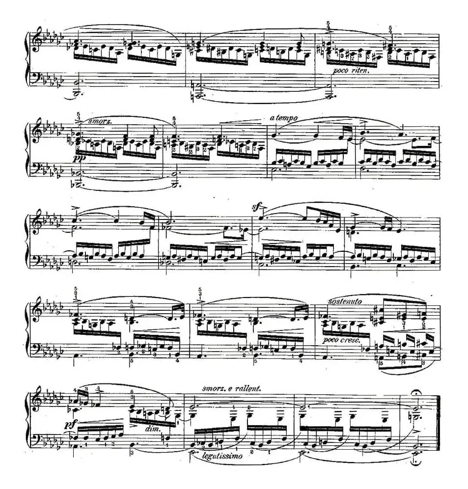 肖邦钢琴练习曲，Op.10之六