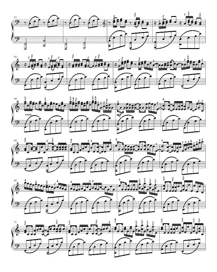 卡农 — George Winston版（附指法）