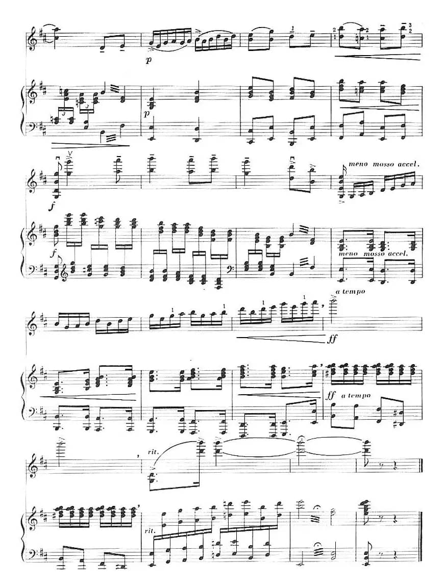 随想曲——雪（小提琴+钢琴伴奏）