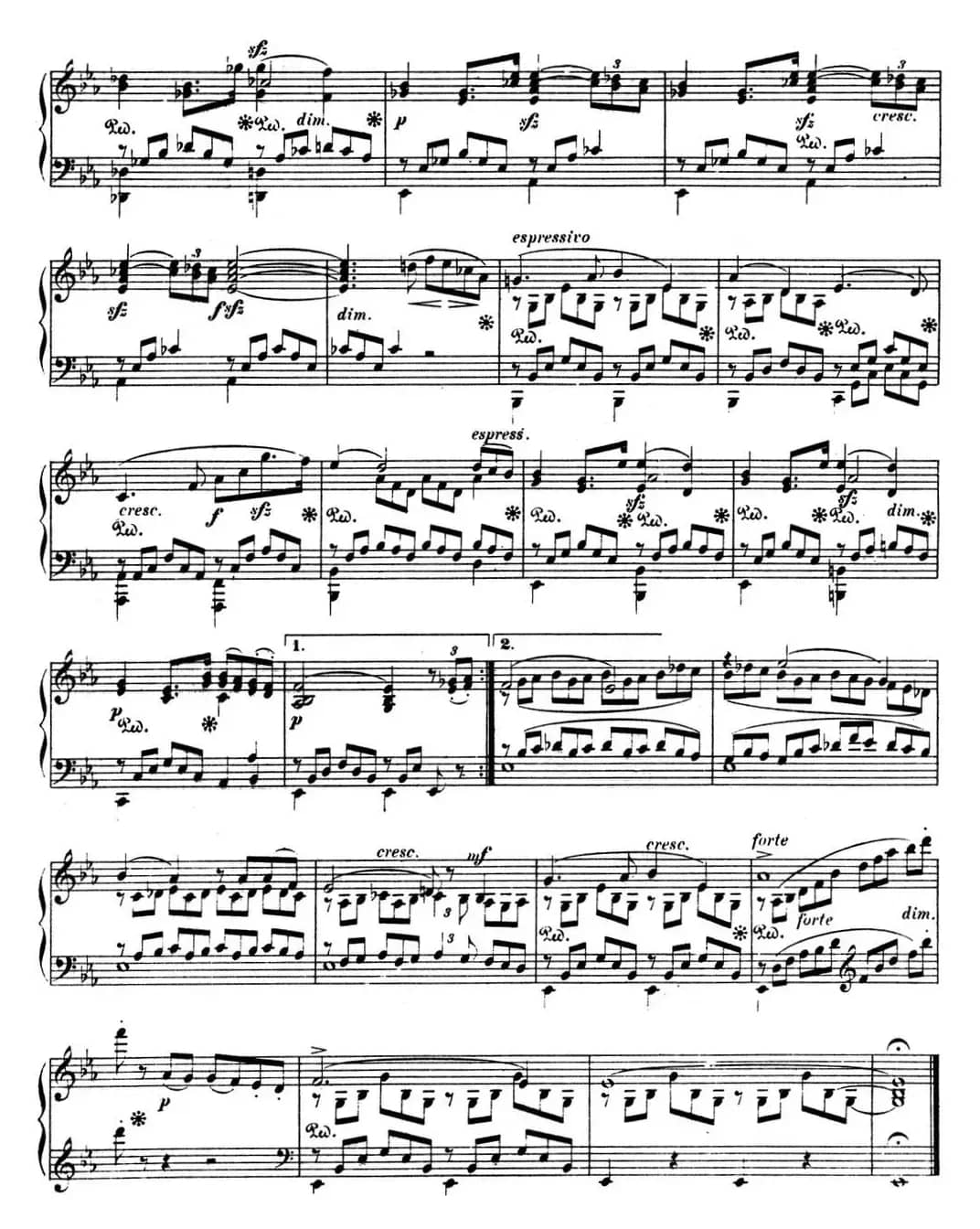 门德尔松无词歌Op.30（NO.1）