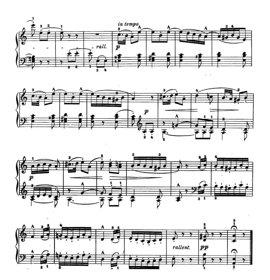 儿童钢琴进阶练习曲50首之38