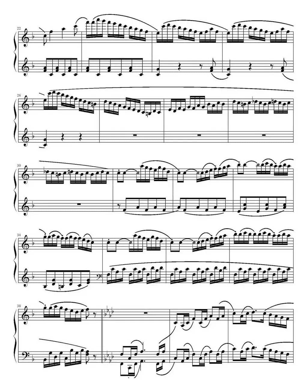 小奏鸣曲（Op.20，No.3 第三乐章）（库劳作曲版）