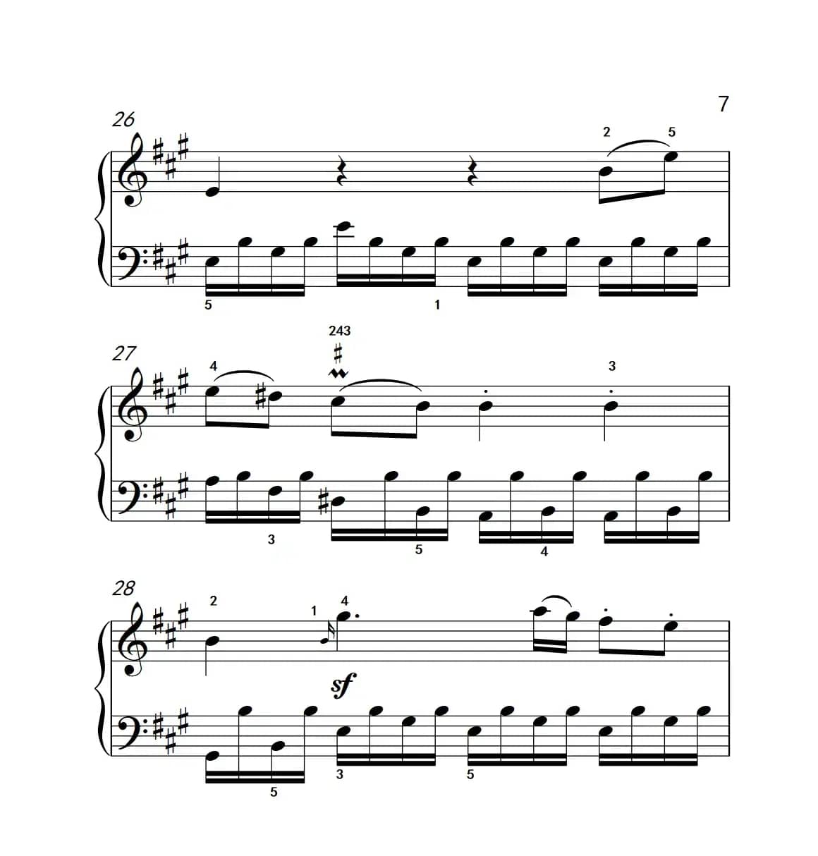 奏鸣曲 Opus 2 Nr.2 第四乐章（贝多芬奏鸣曲集 1）