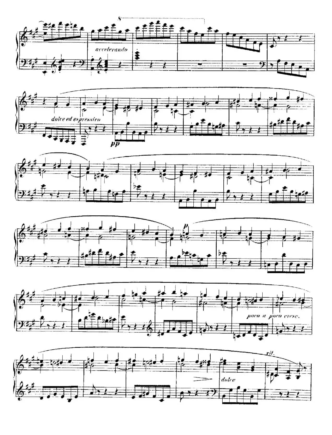 4 Valses Caprice（4首随想圆舞曲）（No. 1 in A）