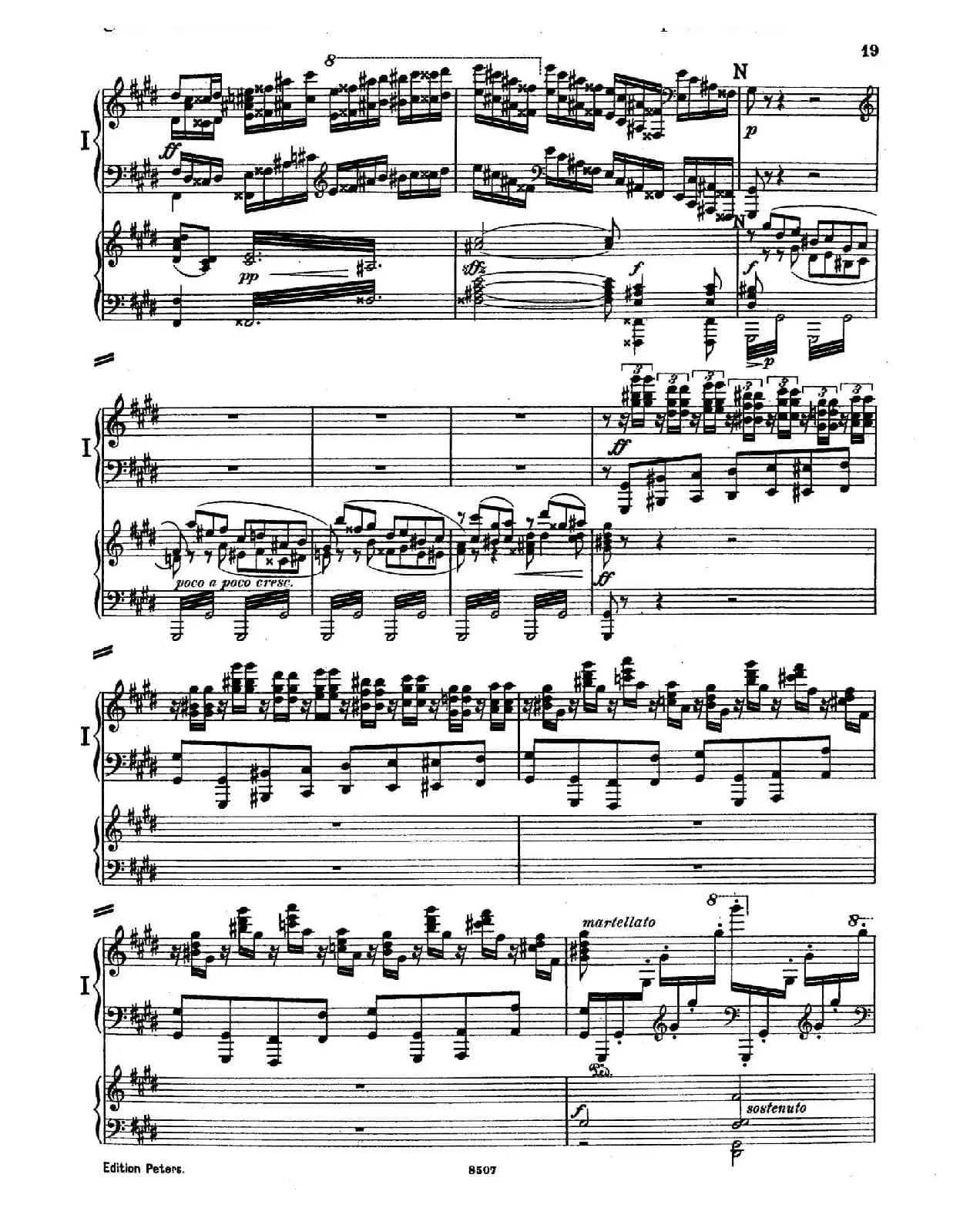 Piano Concerto in E Major Op.59(E大调钢琴协奏曲·双钢琴·第一乐章)