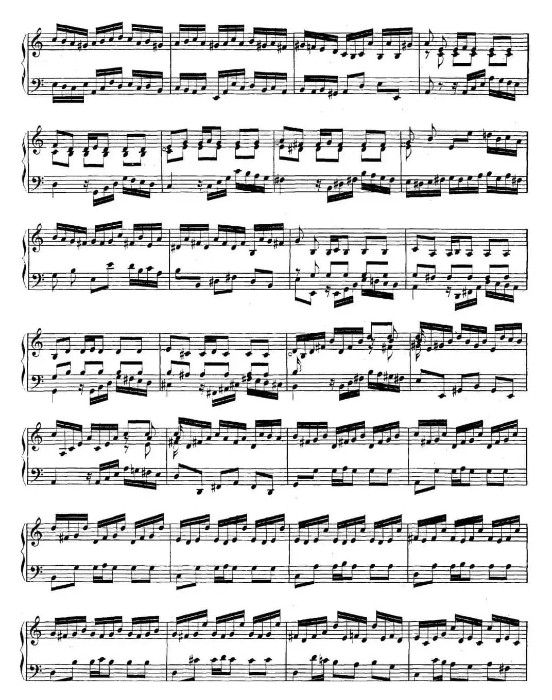 英国组曲No.2 巴赫 a小调  2nd Suite BWV 807