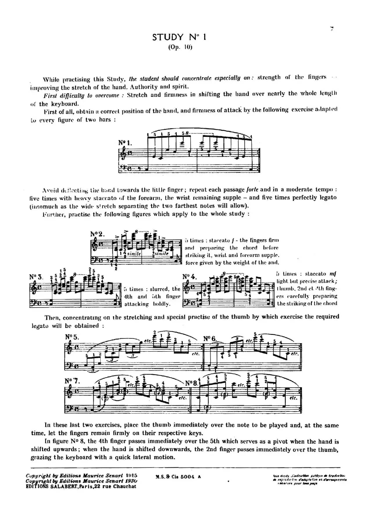 12 Etudes Op.10 柯尔托教学版（12首练习曲·1）