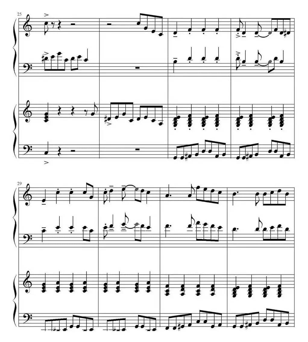 小蓝恰恰（Little Blue Cha-Cha 四手联弹）