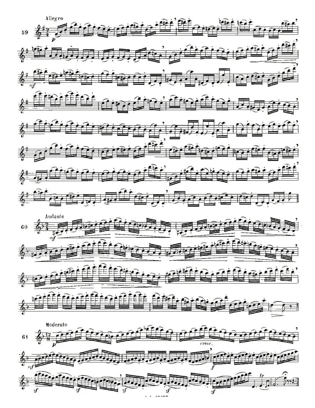 moyse - 100首练习曲之50—66