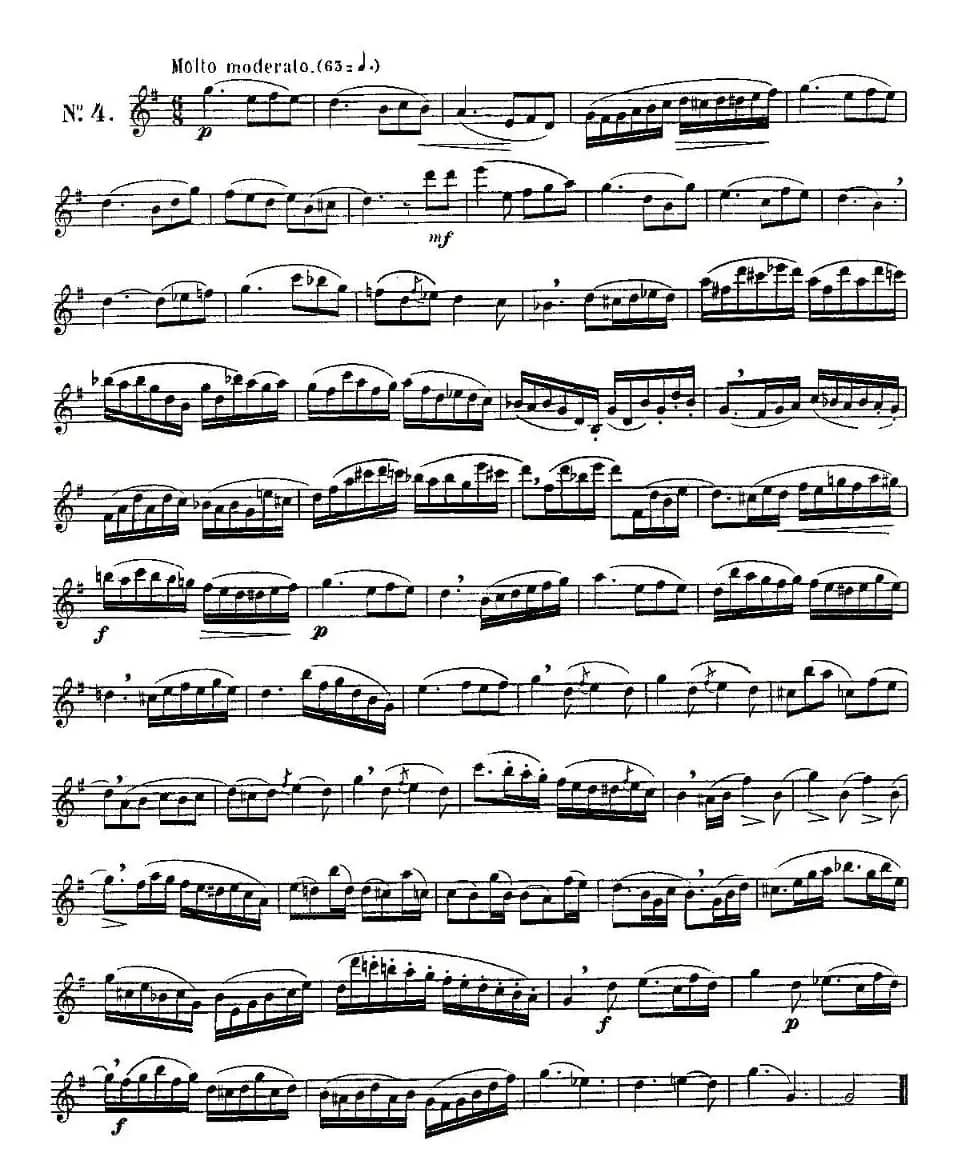 Klose Etudes Chantantes Pour Saxophone（KLOSE的15首练习曲集）