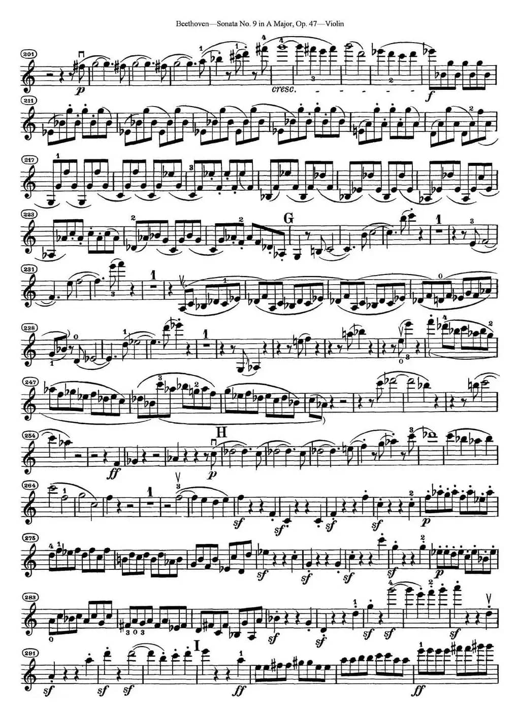 Violin Sonata No.9 in A Major Op.47
