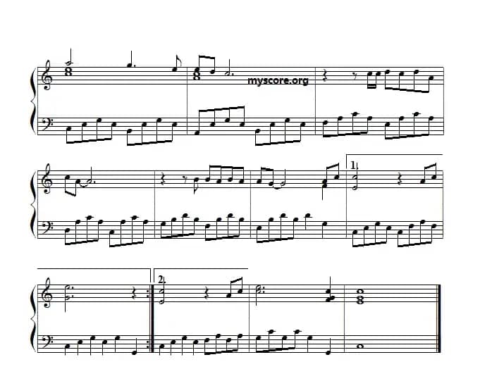 流行钢琴小曲：苍白的浅影