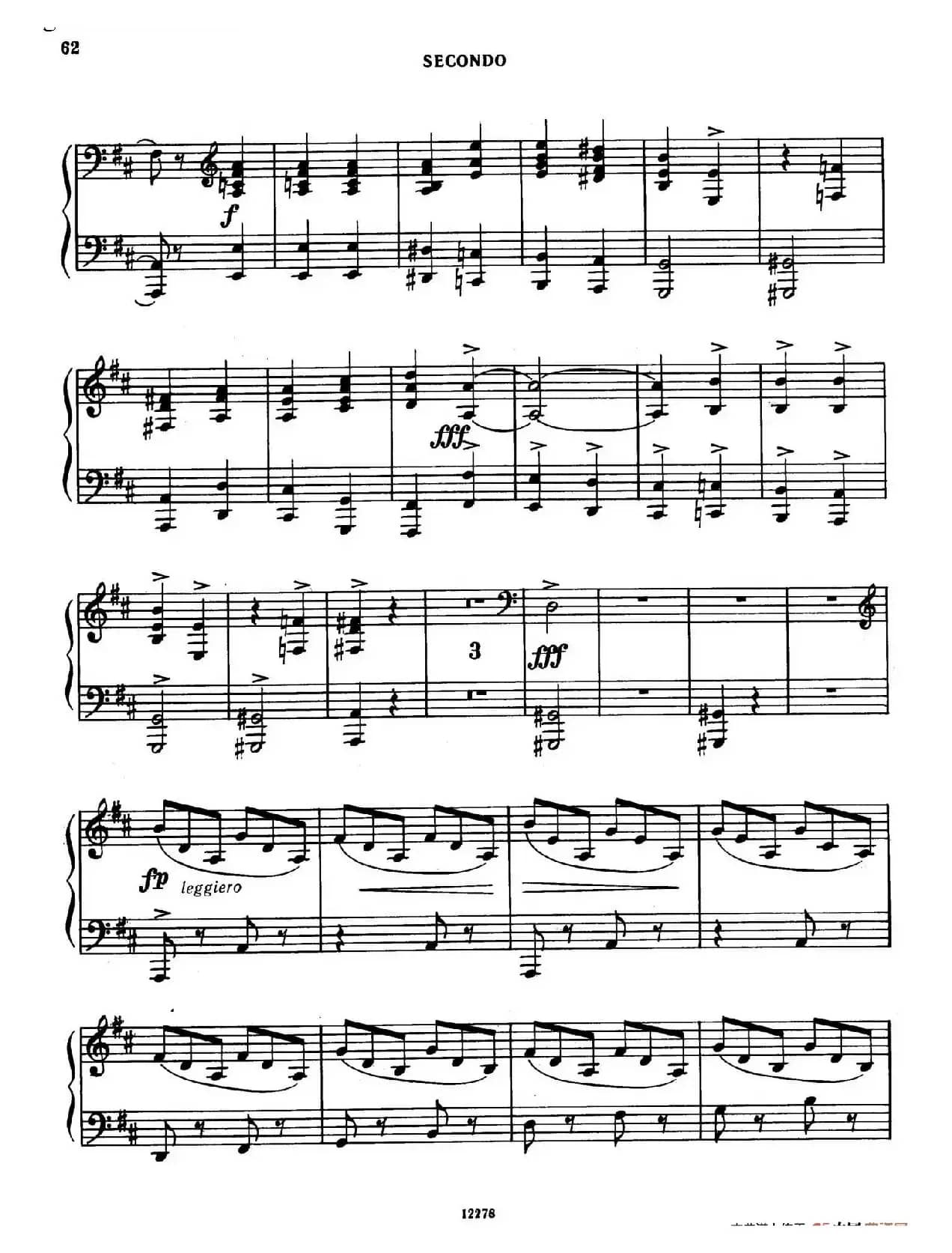 Tarantella in D Major(D大调塔兰泰拉舞曲·四手联弹)