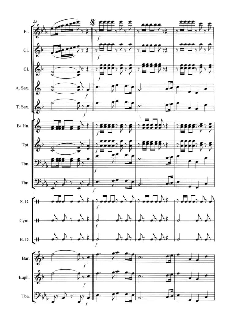 走向复兴（管乐合奏总谱）