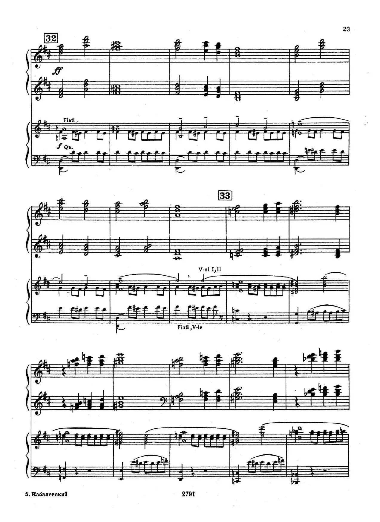 Piano Concerto No.3 in D major, Youth Op.50 - 2 pianos（D大调第三钢琴协奏曲“为青少年而作”Op.50·双钢琴）