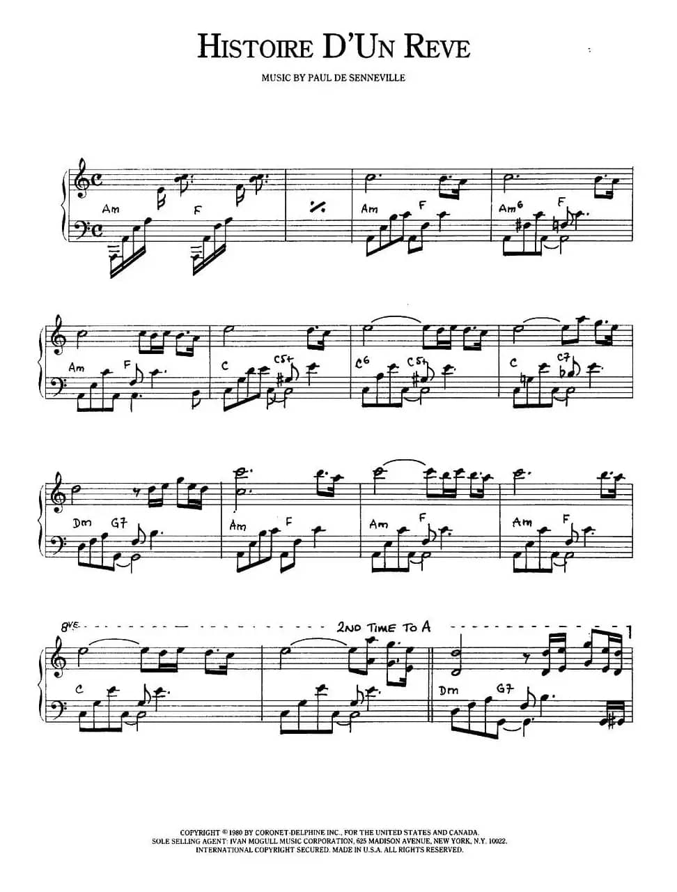 Histoire D‘lln Reve（梦里的故事）