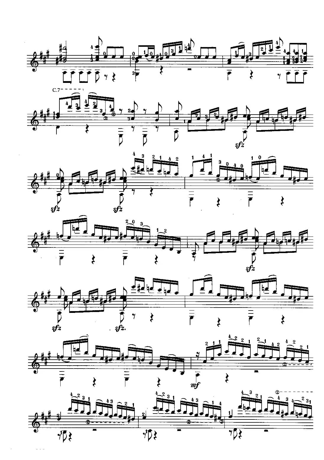 英雄大奏鸣曲（古典吉他）