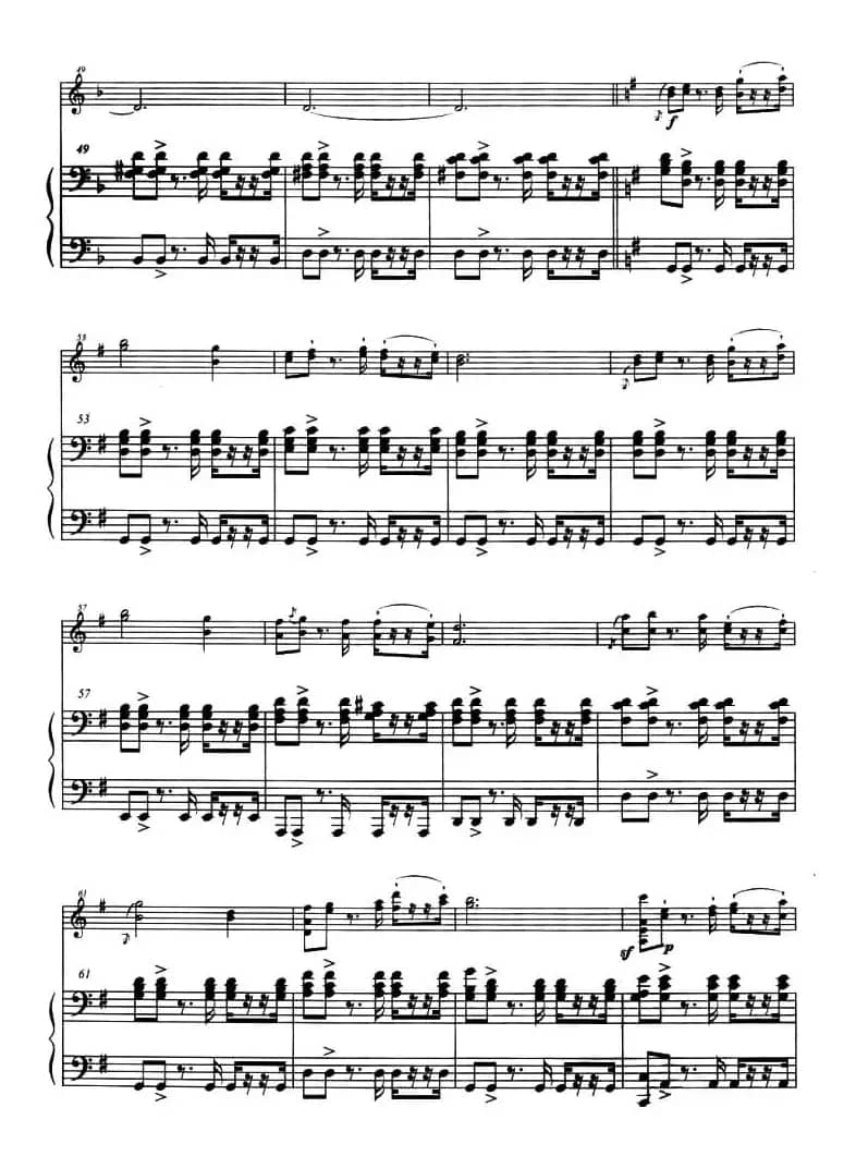 巴斯克随想曲（钢琴伴奏小提琴谱）