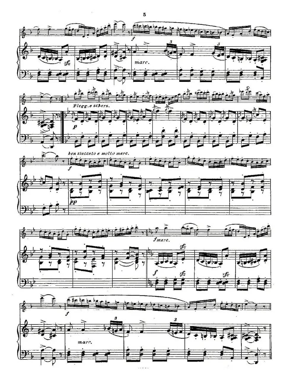 Fantaisies nationales. Op. 59, 3. （长笛+钢琴伴奏）