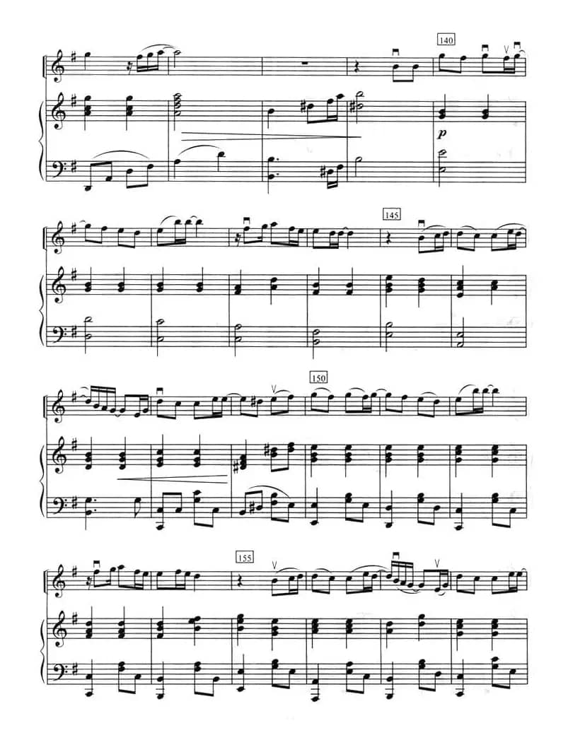 雪之花（小提琴+钢琴伴奏）