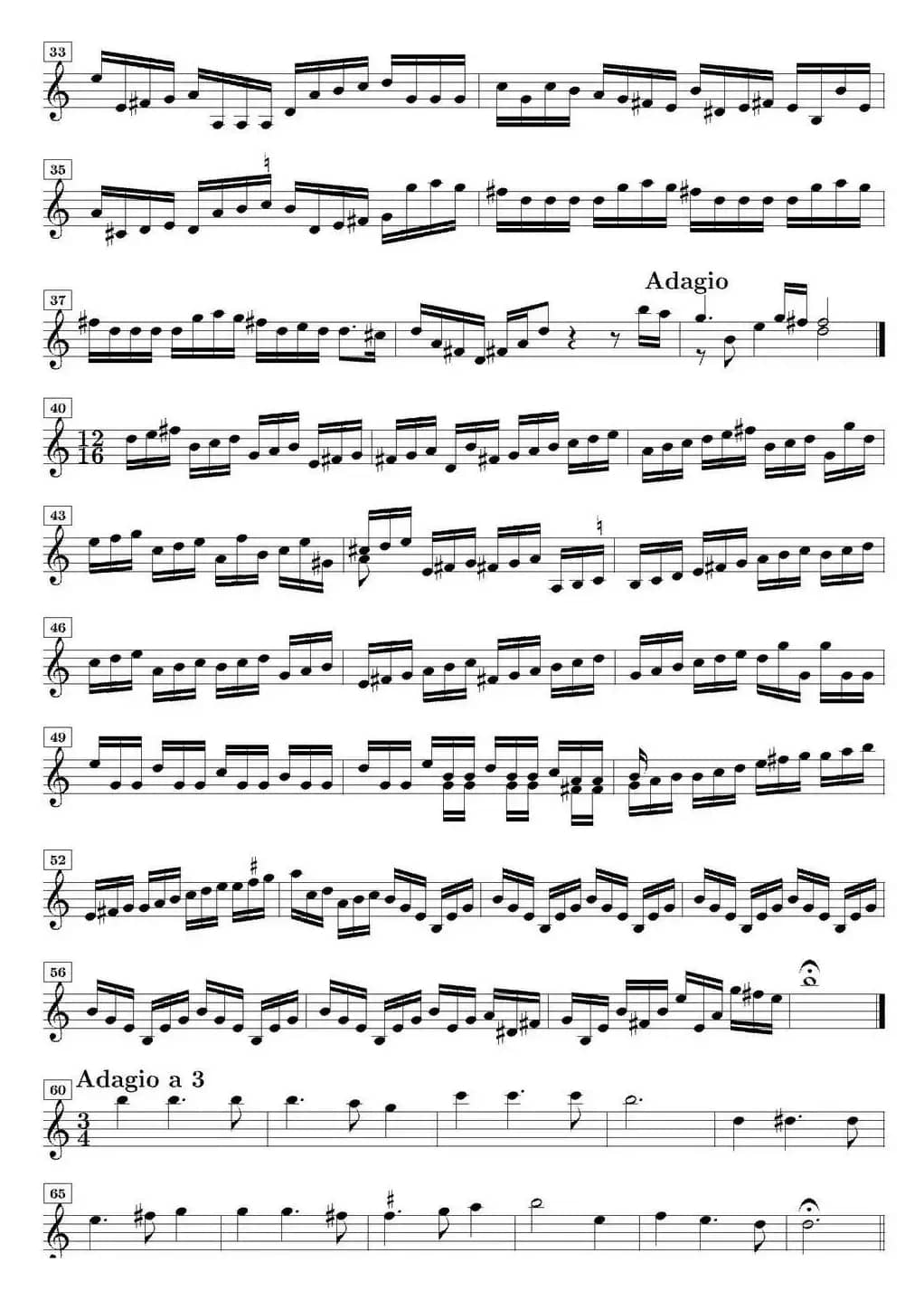 Sonata No.3（第三号小提琴奏鸣曲）（Violino 1分谱）