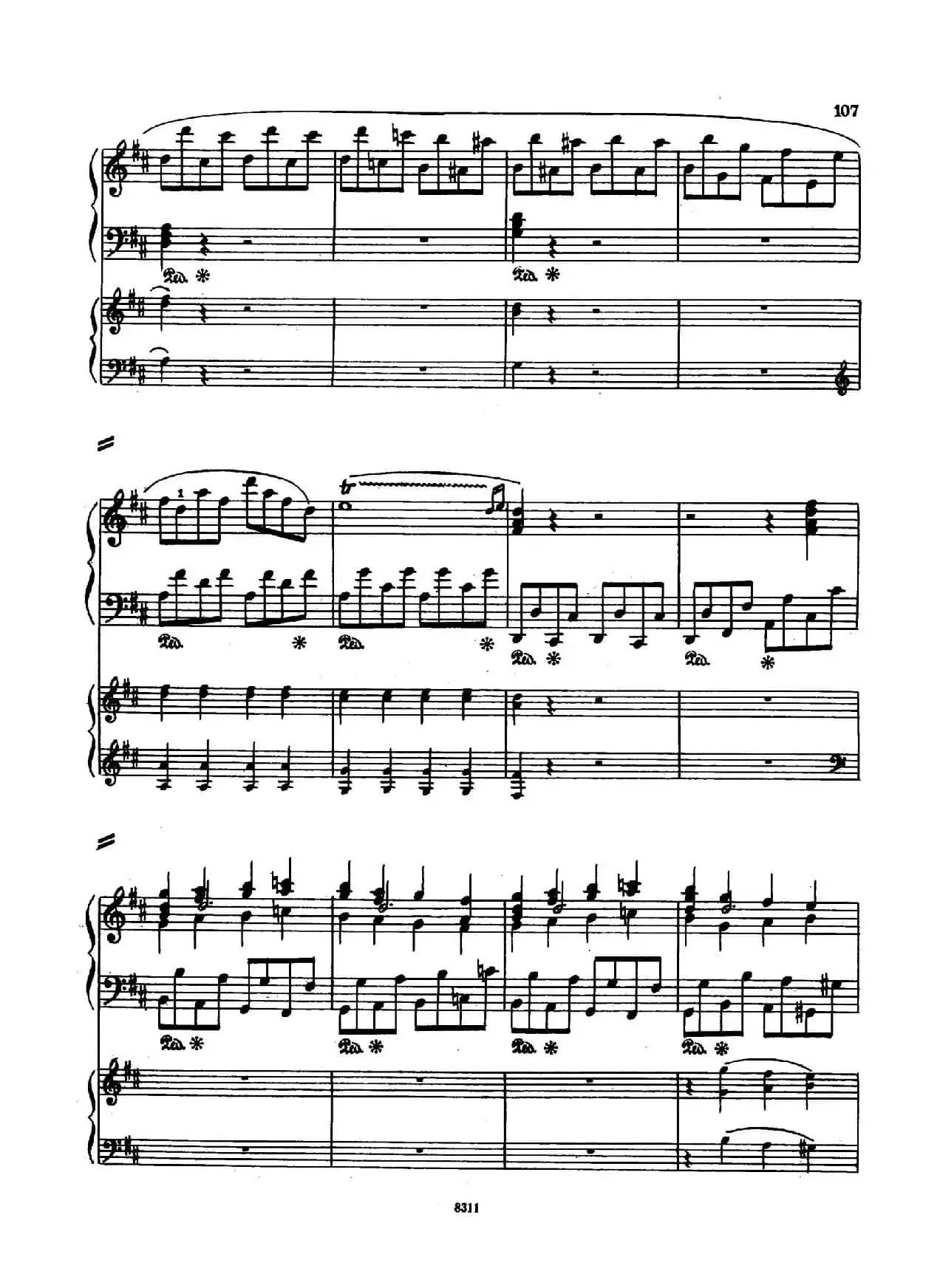 Concerto no 5 K 175 - 2 Piano（Ⅲ）