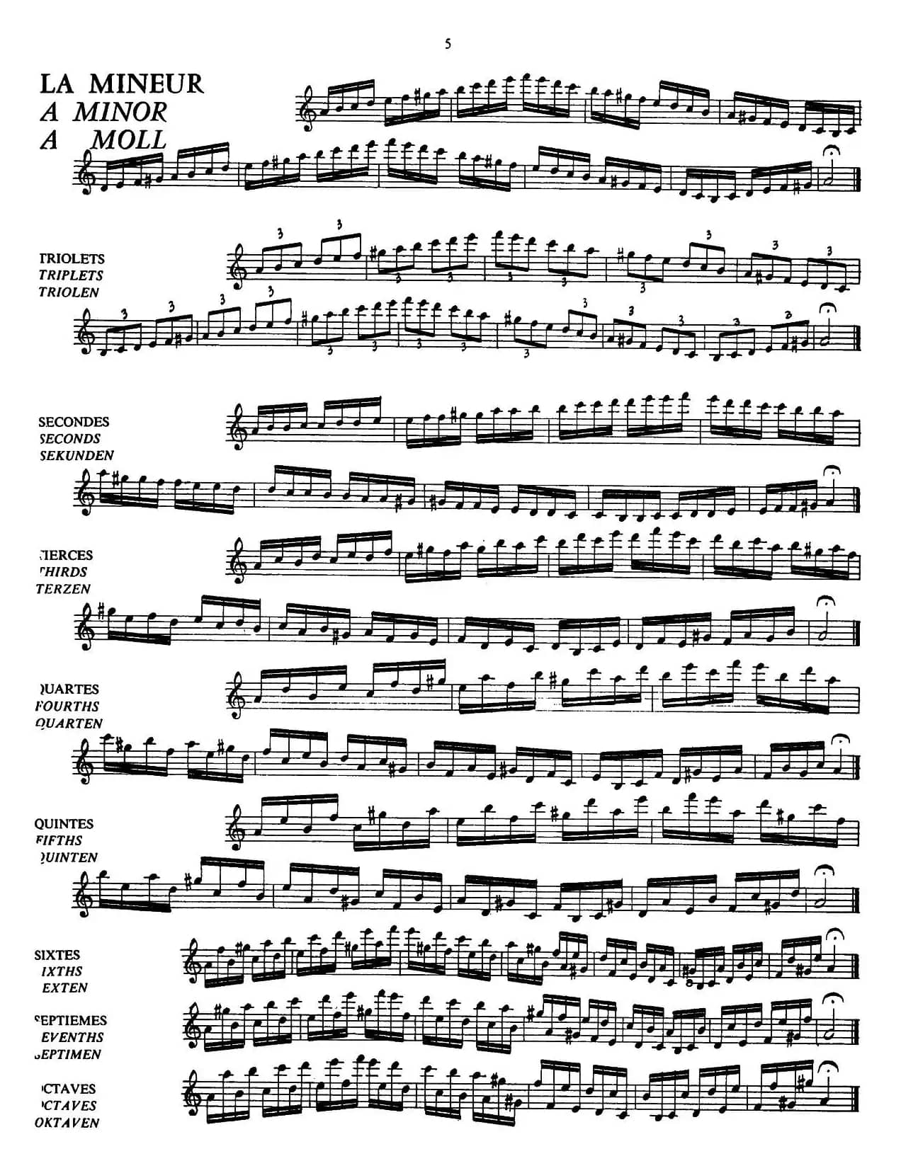 五线谱音阶练习（P3——7）