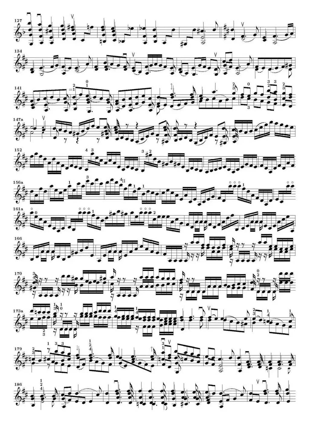 Bach Sonata BWV1004（无伴奏小提琴组曲）