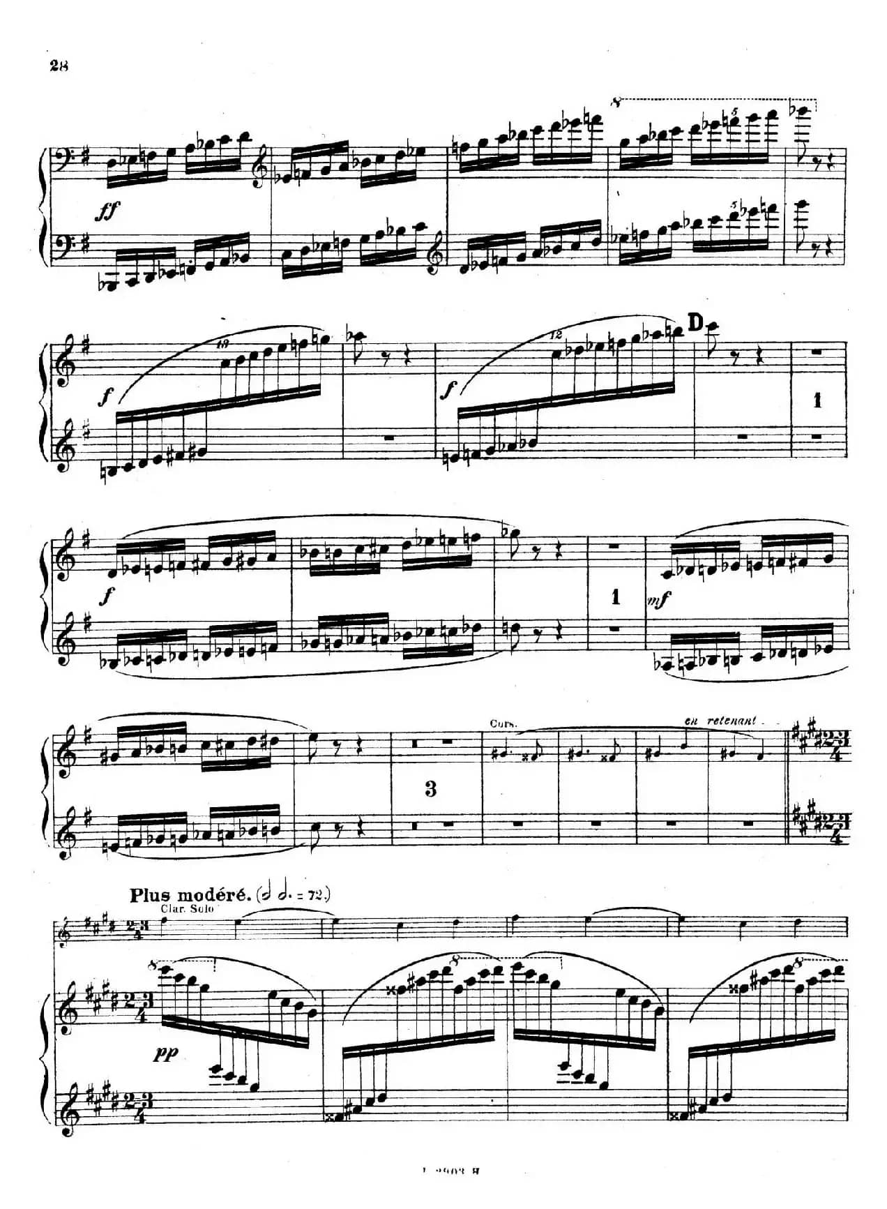 Symphony on a French Mountain Air Op.25（法国山歌交响曲·钢琴独奏·Ⅲ）