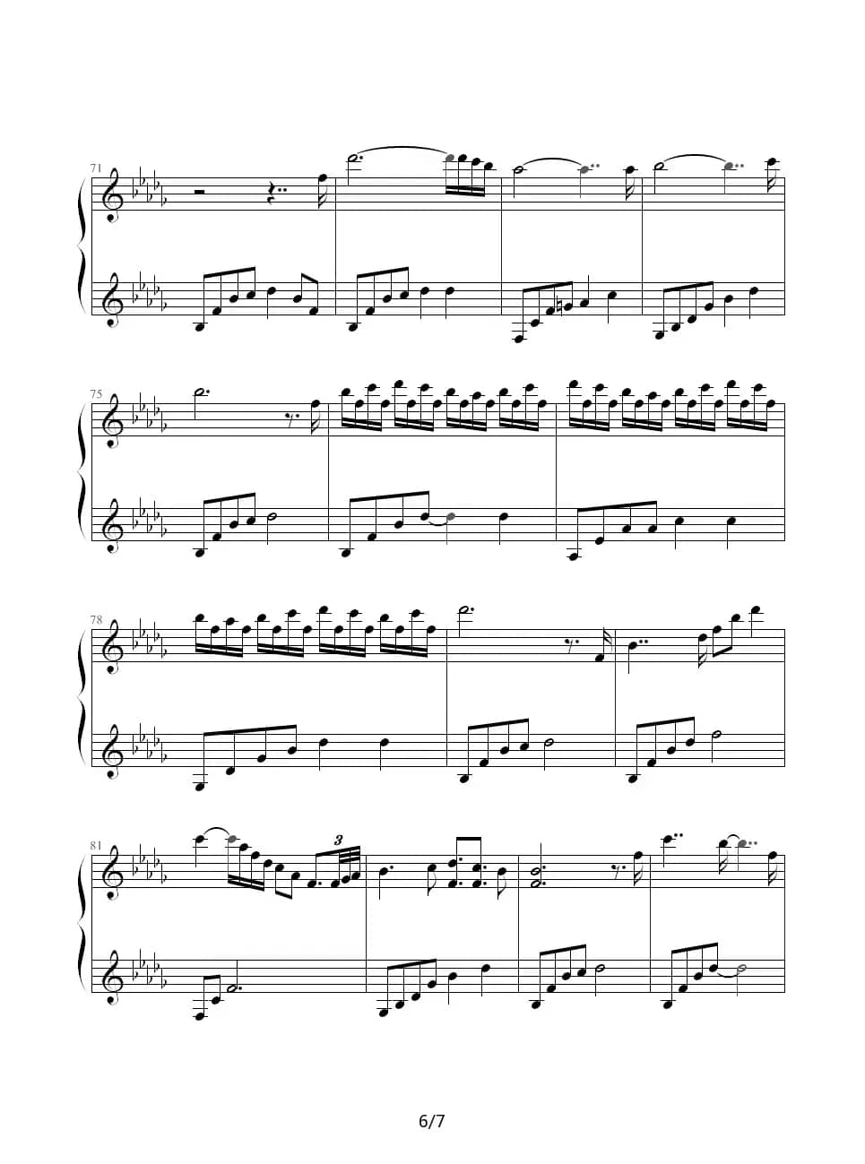 I miss you（幸运桔制谱版）