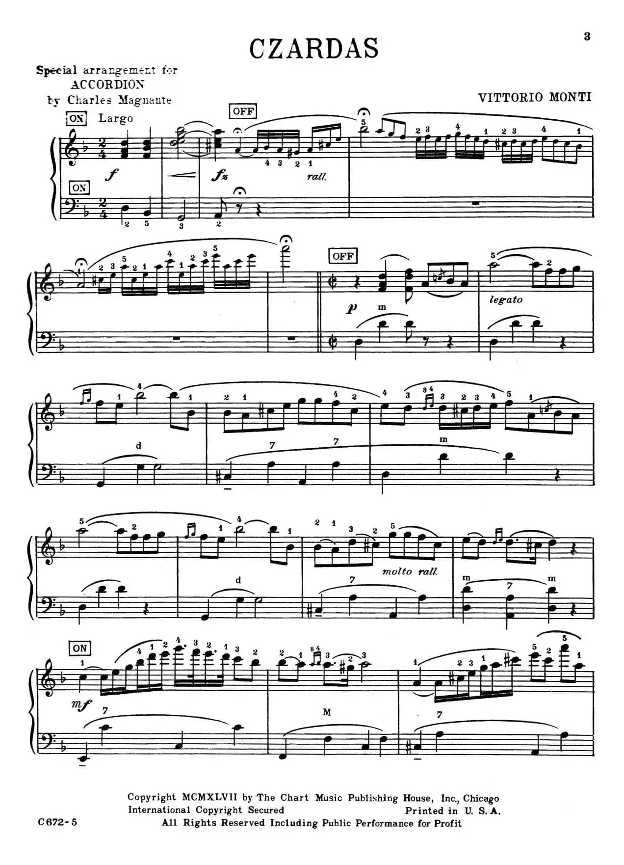 Czardas（查尔达什）（马格南特改编版）