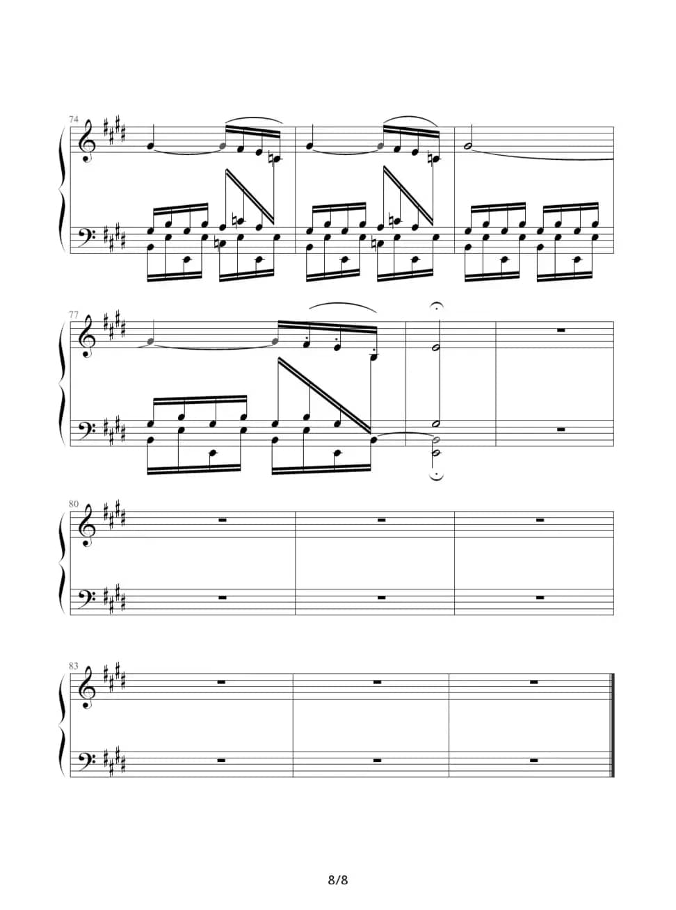 Chopin.肖邦 练习曲 Op.10 No.3 离别曲