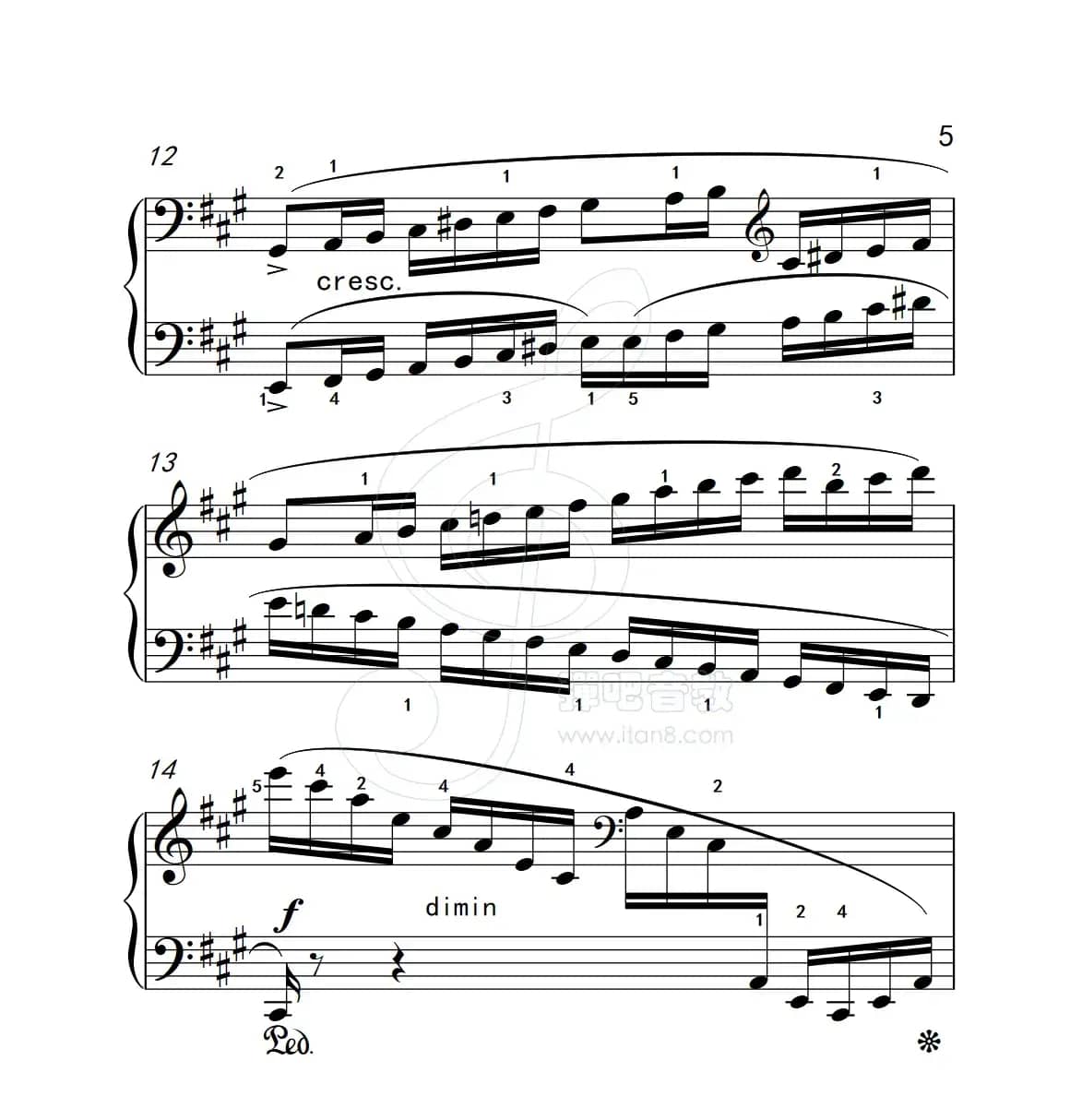 练习曲 4（克拉莫钢琴练习曲60首）