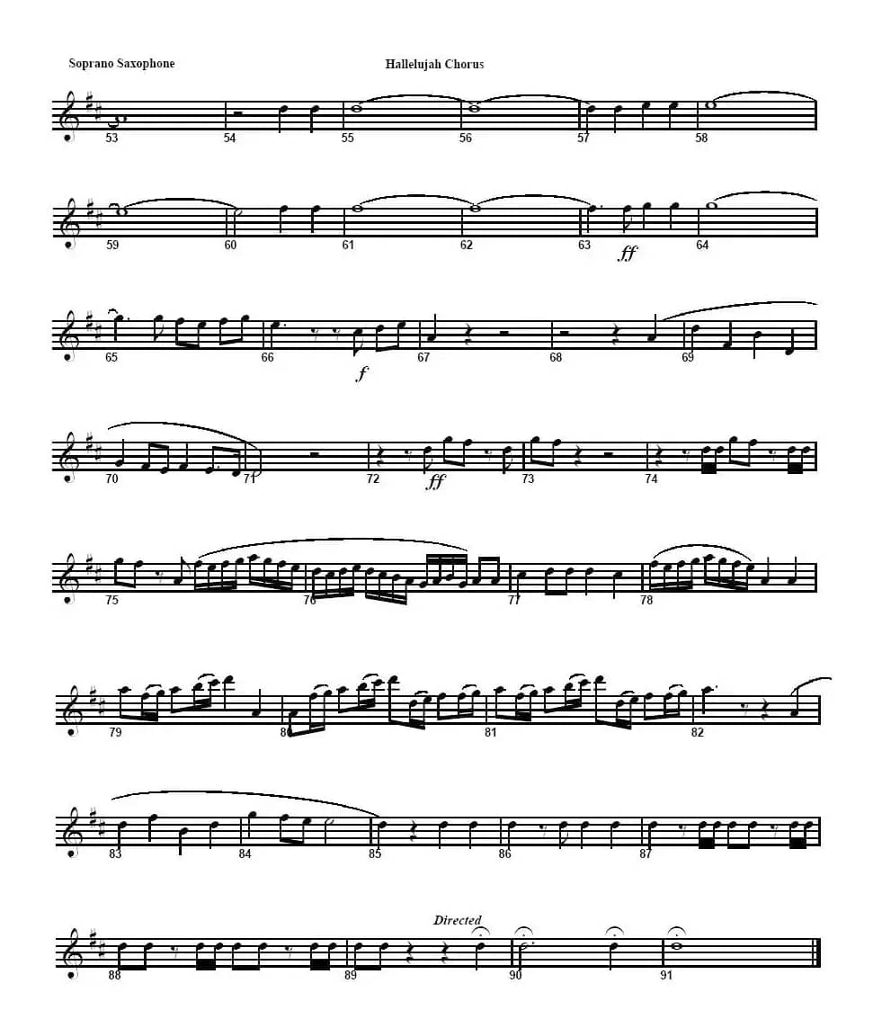 HALLELUJAH CHORUS（哈利路亚）