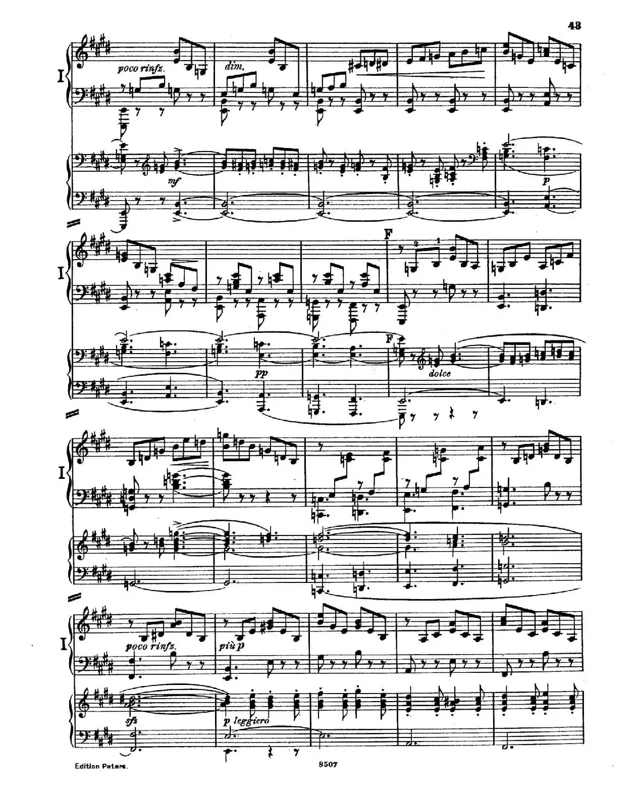 Piano Concerto in E Major Op.59(E大调钢琴协奏曲·双钢琴·第三乐章)