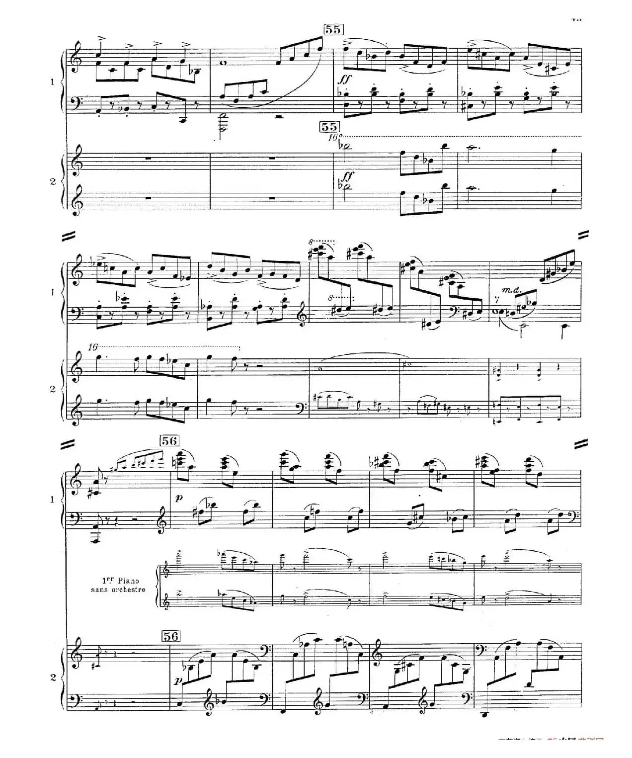 Concerto for 2 Pianos in d Minor（d小调双钢琴协奏曲· 第三乐章）
