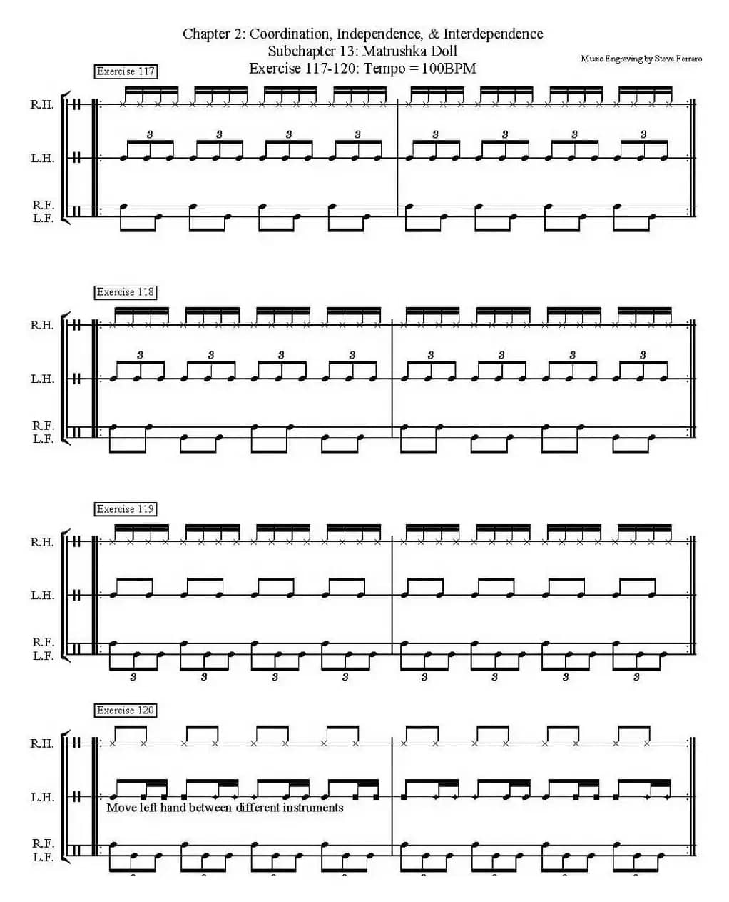 Thomas Lang - Creative Coordination（架子鼓双踩教程P51-75）