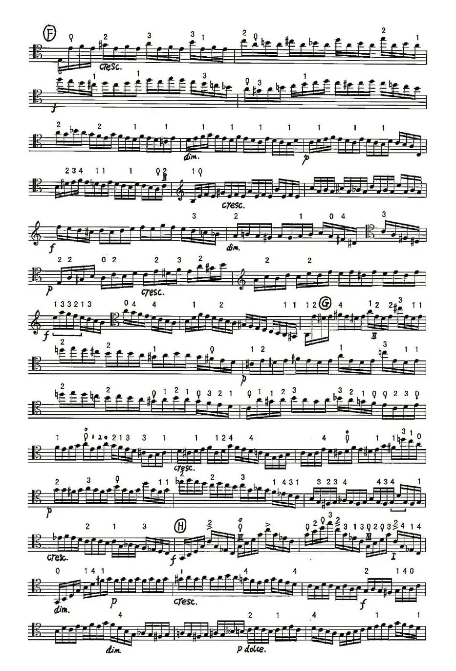 无穷动（大提琴谱）