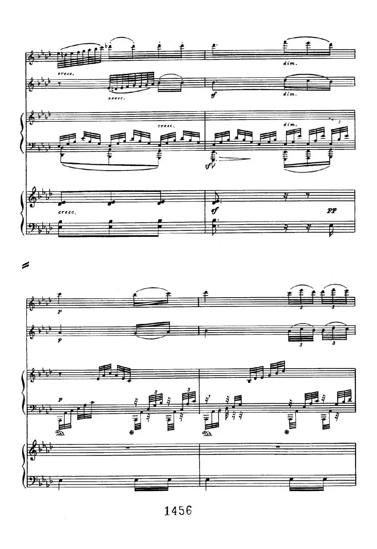 Triple Concerto in C Major Op.56（C大调三重协奏曲·双钢琴·Ⅱ）